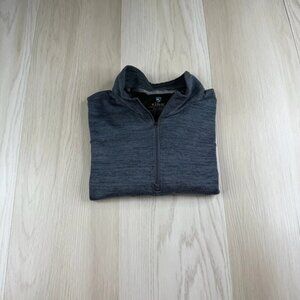 Kuhl Born In The Mountain Mens Gray Long Sleeve 1/2 Zip Pullover Jacket Size XXL
